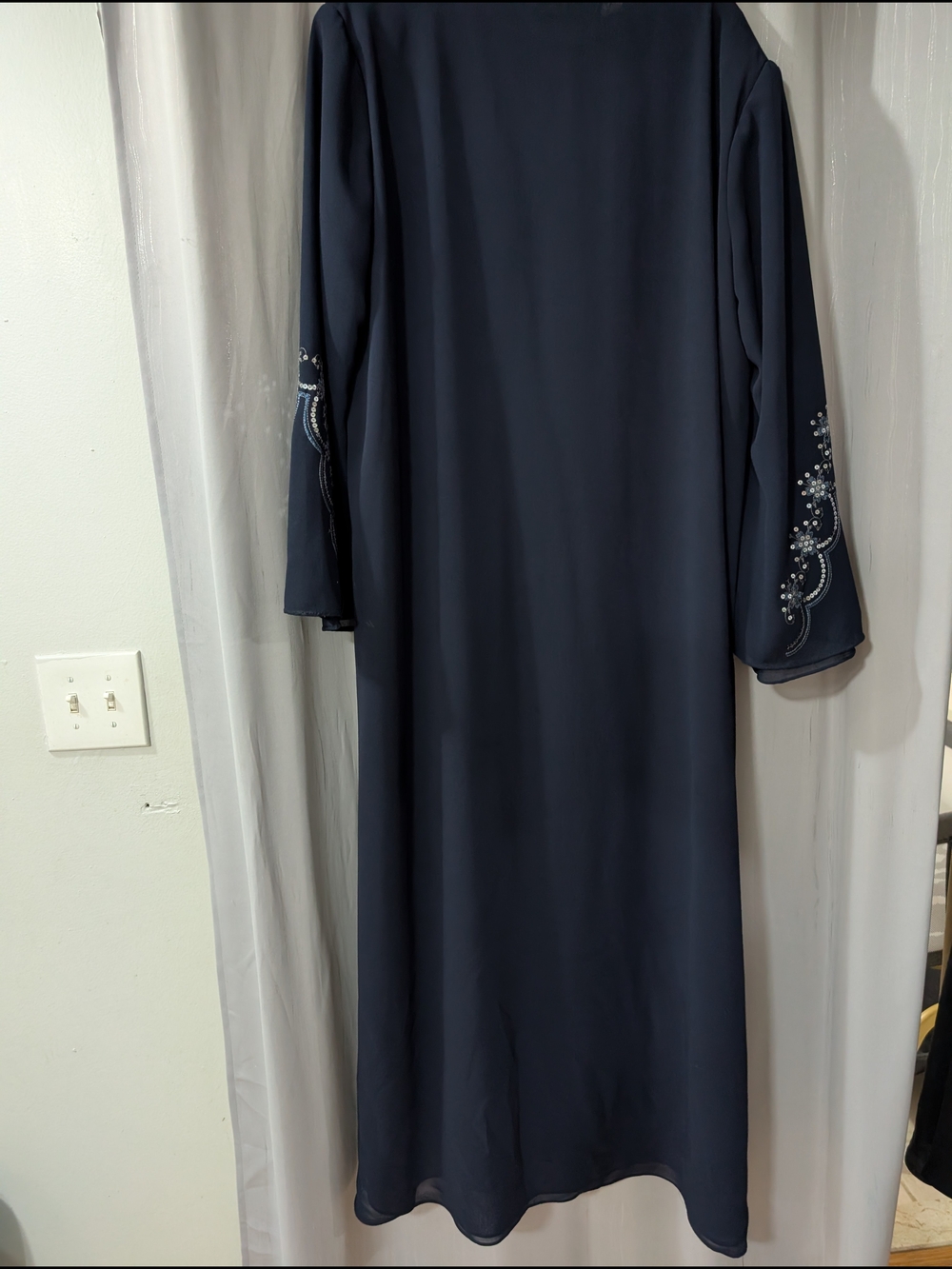 Navy long sleeve maxi dress Abaya